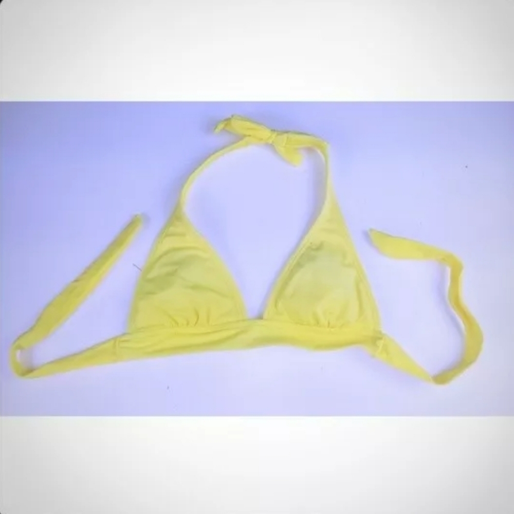 Hula honey yellow small bikini top bathing suit